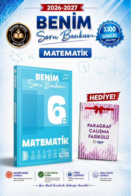 Benim Hocam 6. Sınıf Matematik Soru Bankası MAARİF MODEL