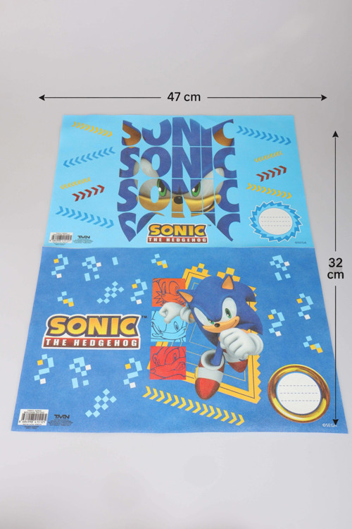 x Dekomus Lisanslı Sonic 2 Adet Beslenme Örtüsü