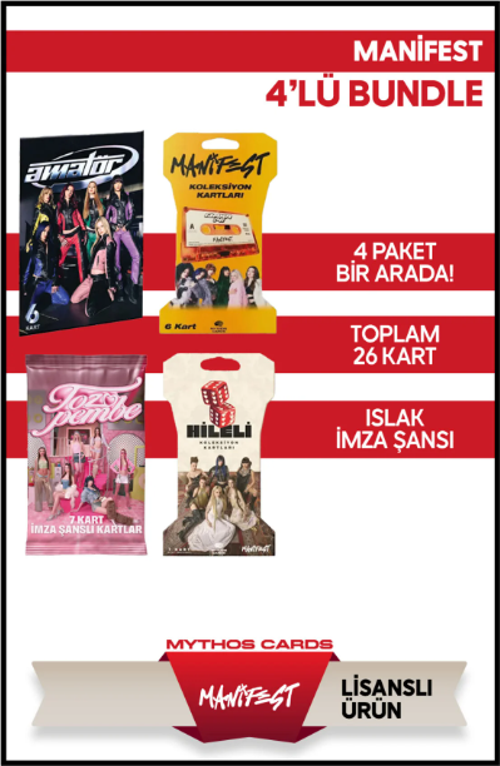 Dekomus Cep Defteri Hediyeli MANİFEST 4'LÜ SET HİLELİ & TOZ PEMBE & AMATÖR 6'LI & DAHA İYİ BUNDLE