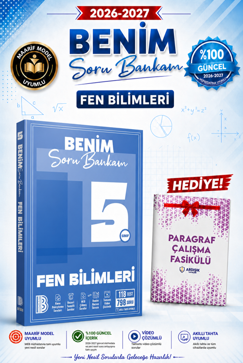 Benim Hocam 5. Sınıf Fen Bilimleri Soru Bankası