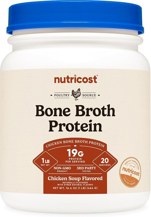 Chicken Bone Broth Protein Powder 430 Gr. (Chicken Soup) 20 Servings