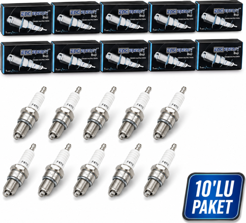 Eng Honda Tipi F8TC Uzun Paso 4 Zamanlı Motor Bujisi 10’lu Paket