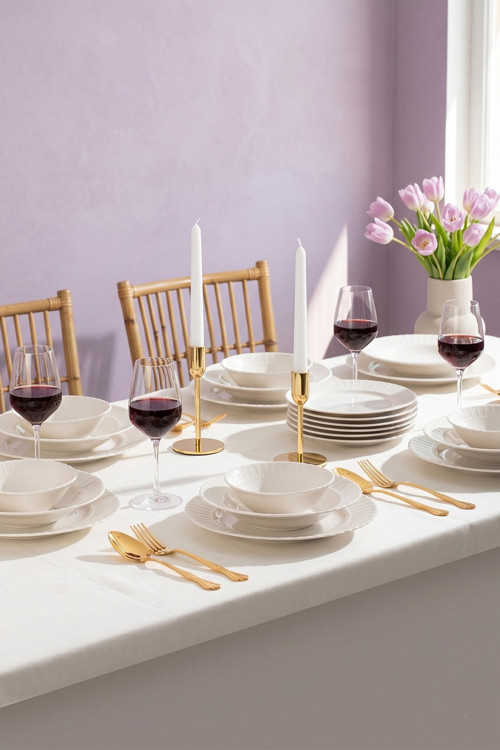 4422 Safir Yemek Takımı 24 Parça 6 Kişilik Yemek Seti