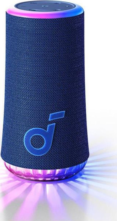Soundcore Glow Taşınabilir Hoparlör - Mavi - 360° Ses Bluetooth Hoparlör