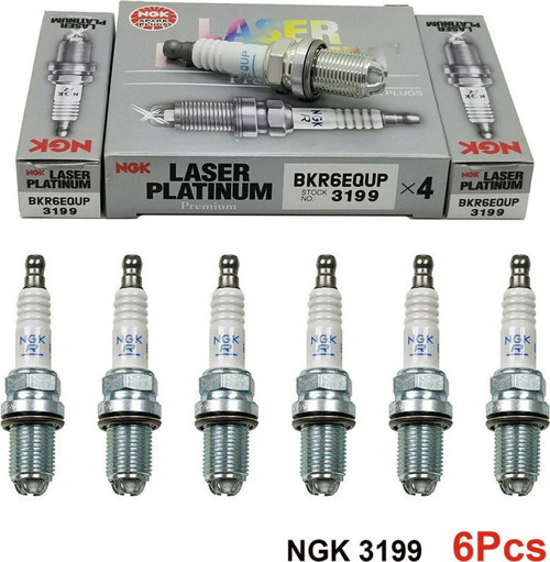 4 Tırnak Lazer Platinum Bmw E60 530I Ateşleme Bujisi BKR6EQUP - 6 Adet