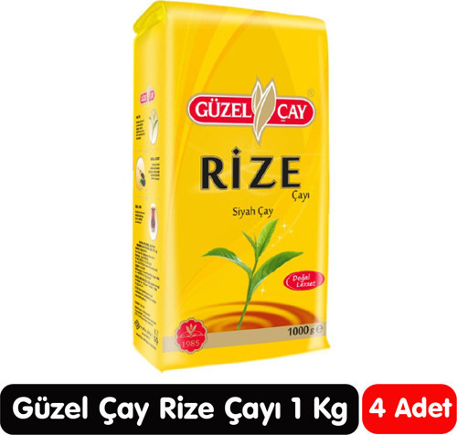 Rize Siyah Çayı 1 Kg 4 Paket