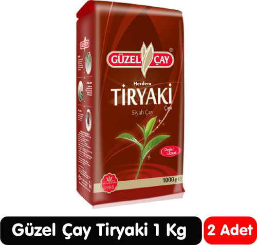 Tiryaki Siyah Çay 1 Kg 2 Adet