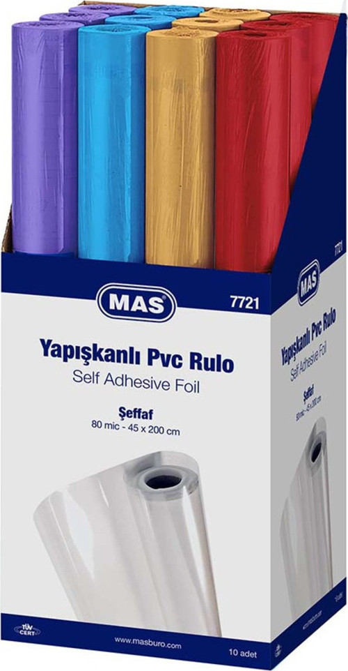 7721 YAPIŞKANLI PVC RULO 45X200CM KRŞK RENK