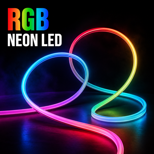 12V RGB Renk Neon Led CT-4465 50 Metre