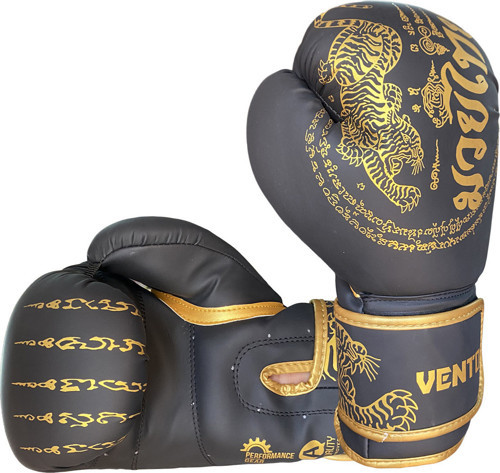 Tiger Boks ve Kick-Boks Eldiveni Siyah Altın