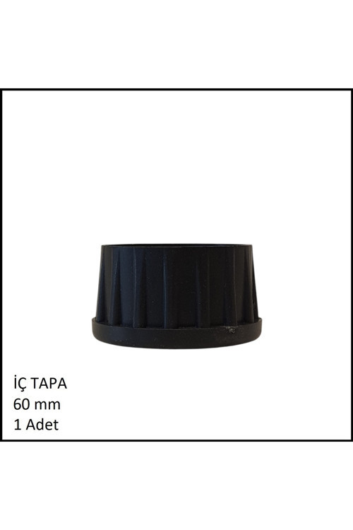 Plastik Iç Tapa Yuvarlak 60 Mm
