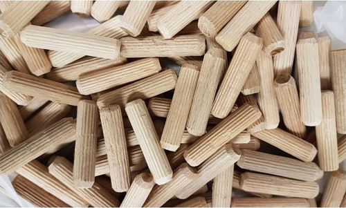 Ahşap Kayın Kavela Bağlantı Pimi 10x35 Mm 100 Adet