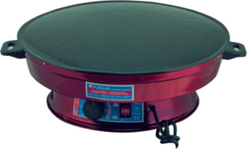 Büyük Boy Elektrikli Termostatlı Katmer Sacı Yufka Gözleme Sacı (55 Cm.) Bordo