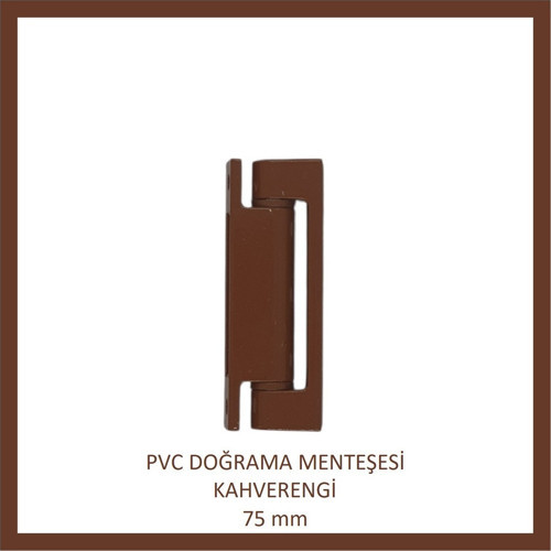 Pvc Doğrama Menteşesi,75 Mm Kahverengi