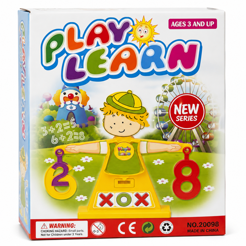 Play Learn Renkli Sayılar Eğitici Oyuncak Seti