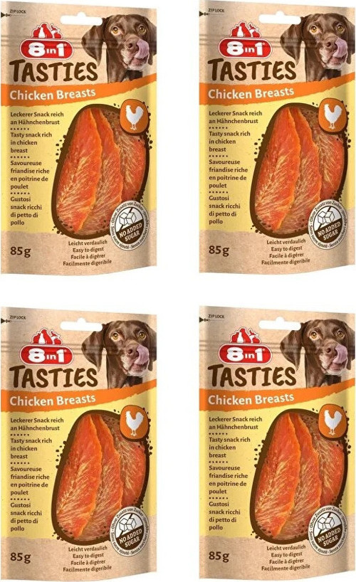 8IN1 Tasties Tavuk Göğsü Köpek Ödülü 85gr x 4 Adet