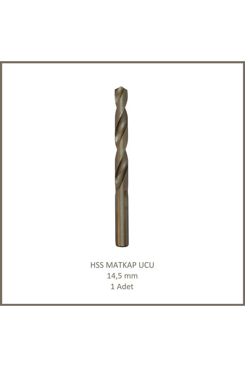 HSS Matkap Ucu 14,5 mm, Metal, Ahşap, Plastik için (1 Adet)