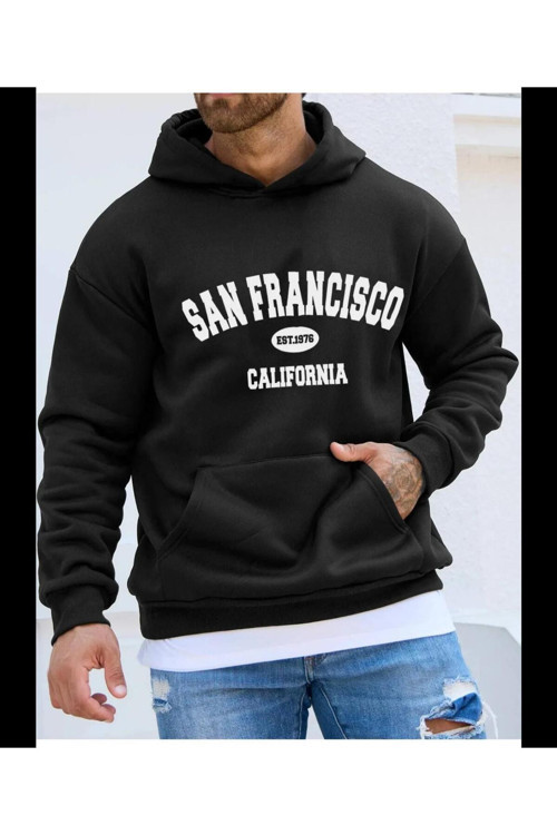 Malkoçbey Baskılı Oversize Unisex Swetşhirt