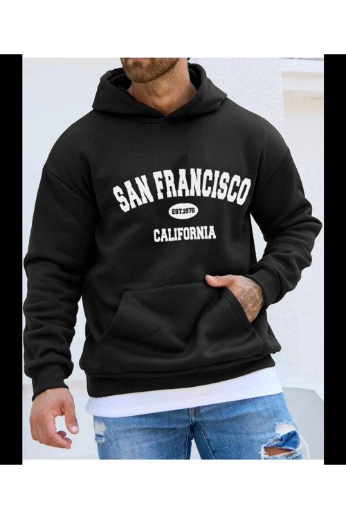 Malkoçbey Baskılı Oversize Unisex Swetşhirt