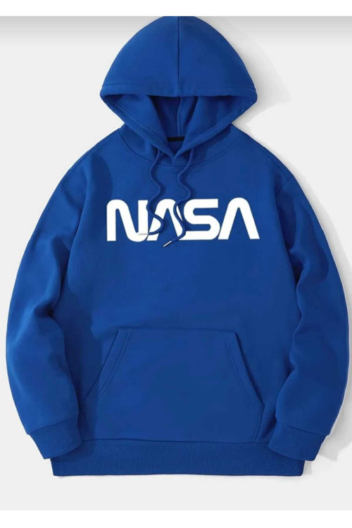Malkoçbey Kapüşonlu Baskılı Oversize Unisex Sweatşhirt