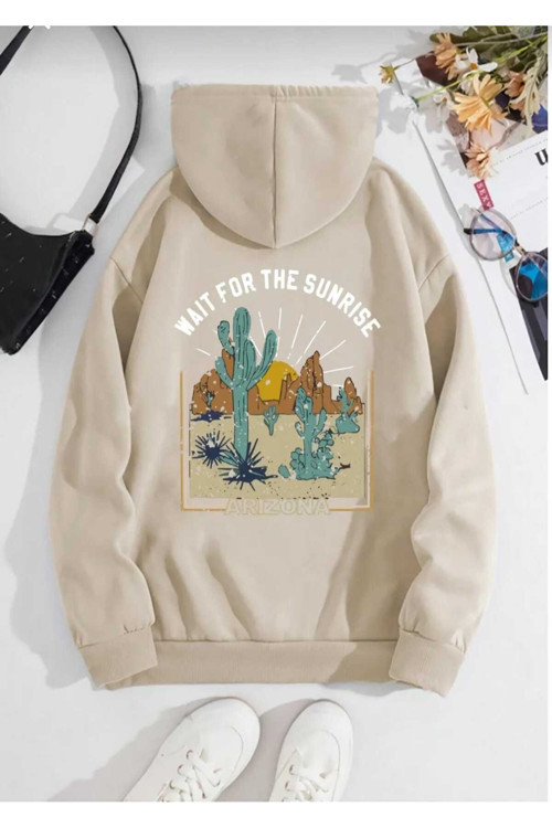 Malkoçbey Arizona Baskılı Oversize Unisex Swaetşhirt