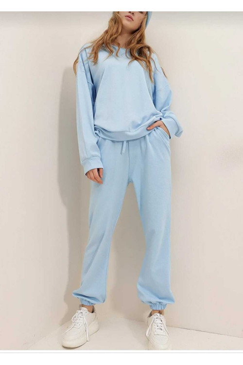 Malkoçbey O Yaka Eşofman Takımı Sweatshirt Jogger