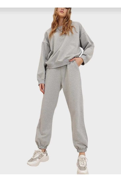 Malkoçbey O Yaka Eşofman Takımı Sweatshirt Jogger