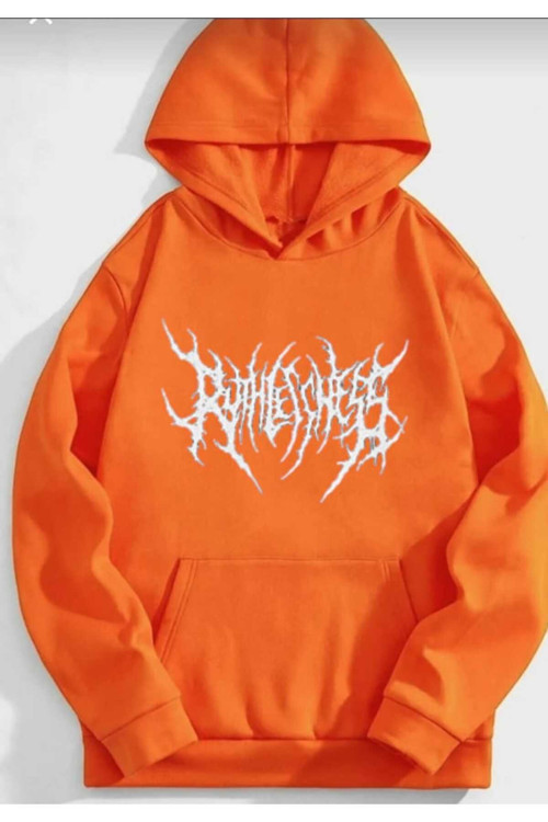 Malkoçbey Baskılı Oversize Unisex Swetşhirt