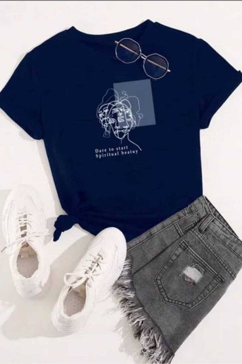 Malkoçbey Baskılı Oyaka Oversize Unisex T-Şhirt