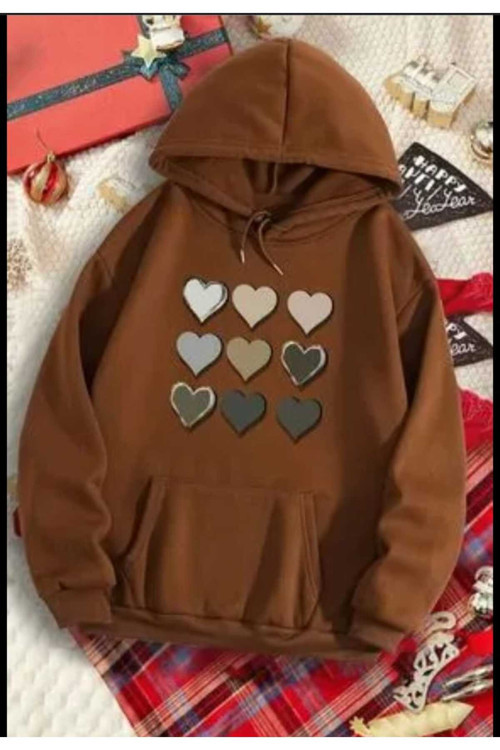 Malkoçbey Baskılı Oversize Unisex Swetşhirt