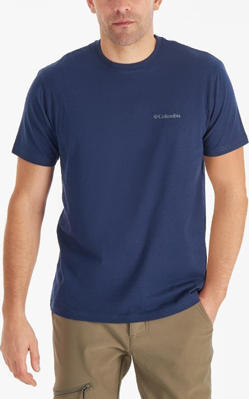 Cs0282 Csc M Basic Sm Logo Brushed Ss Tee Erkek T-Shirt
