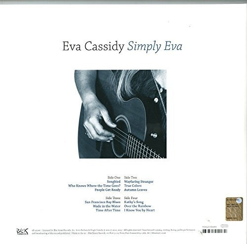 EVA CASSIDY - SIMPLY EVA (2LP 180G 45RPM) - 2 PLAK