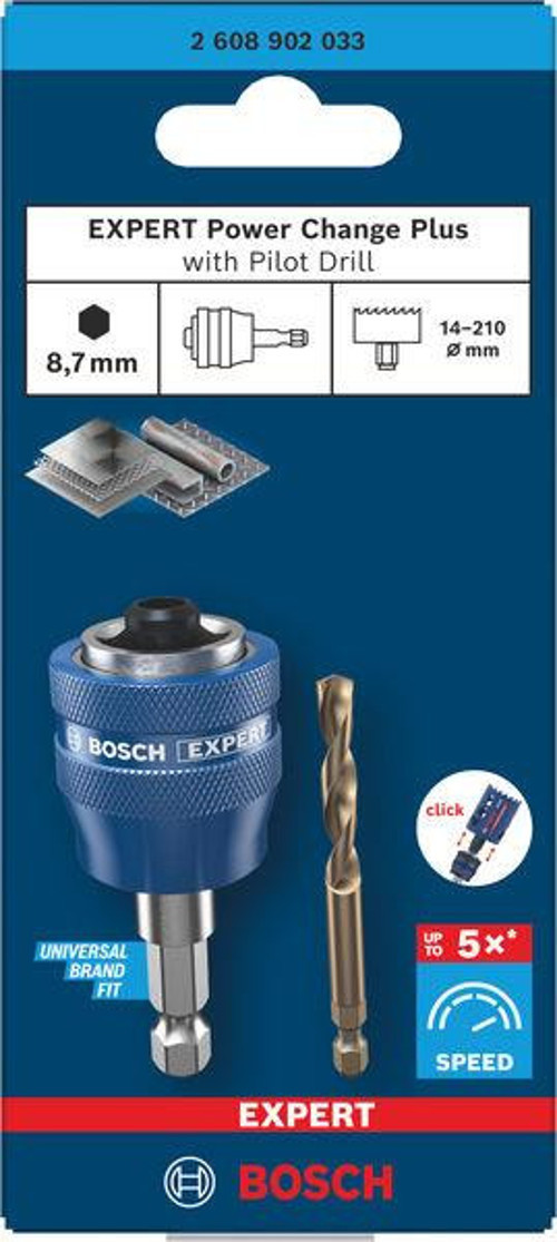 EXP PC-Plus Adaptör Altıgen Şaftlı 8,7mm Set