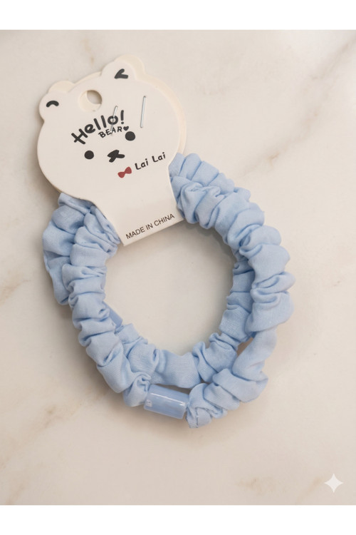 Soft Renk Estetik Büzgülü Lastik Saç Tokası - Şık ve Rahat Scrunchie