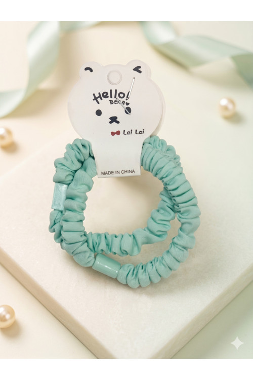 Soft Renk Estetik Büzgülü Lastik Saç Tokası - Şık ve Rahat Scrunchie