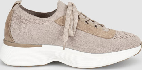 Pudra Triko Detaylı Kadın Sneaker