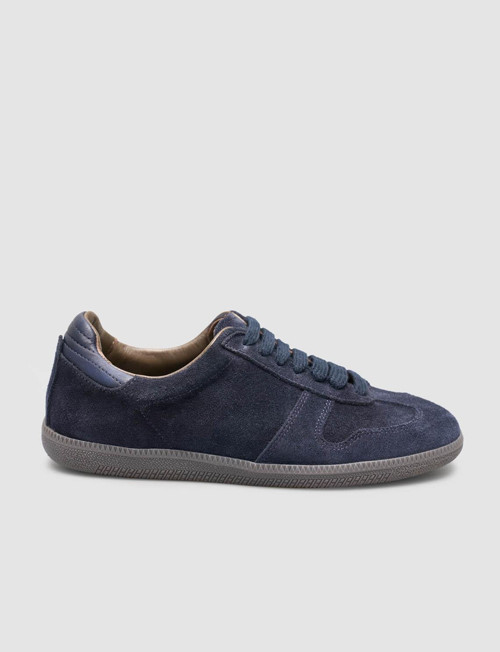 Livavin %100 Hakiki Süet Deri Lacivert Kadın Sneaker