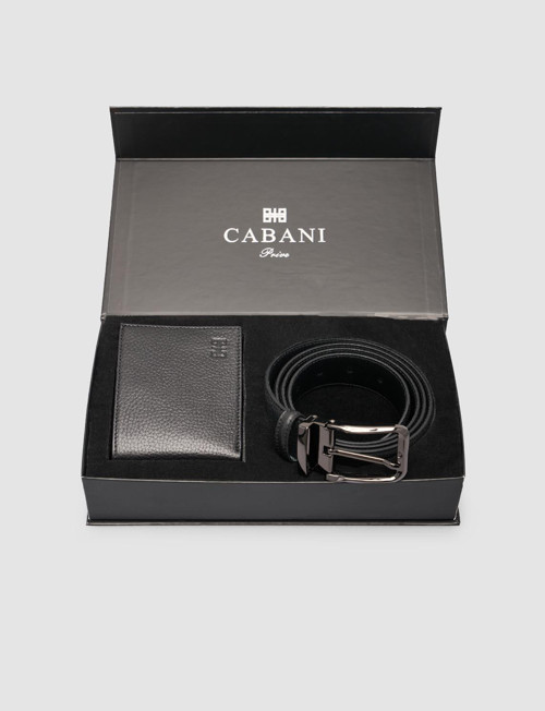 %100 Hakiki Deri Cüzdan & Kemer Set