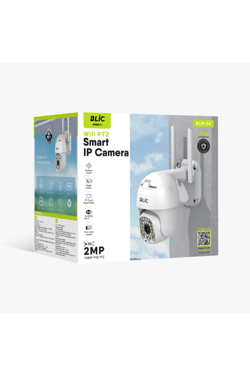 2.5 inç, Gece Görüşlü 1080p FHD 2MP Hareket Takipli Akıllı Ip Kamera
