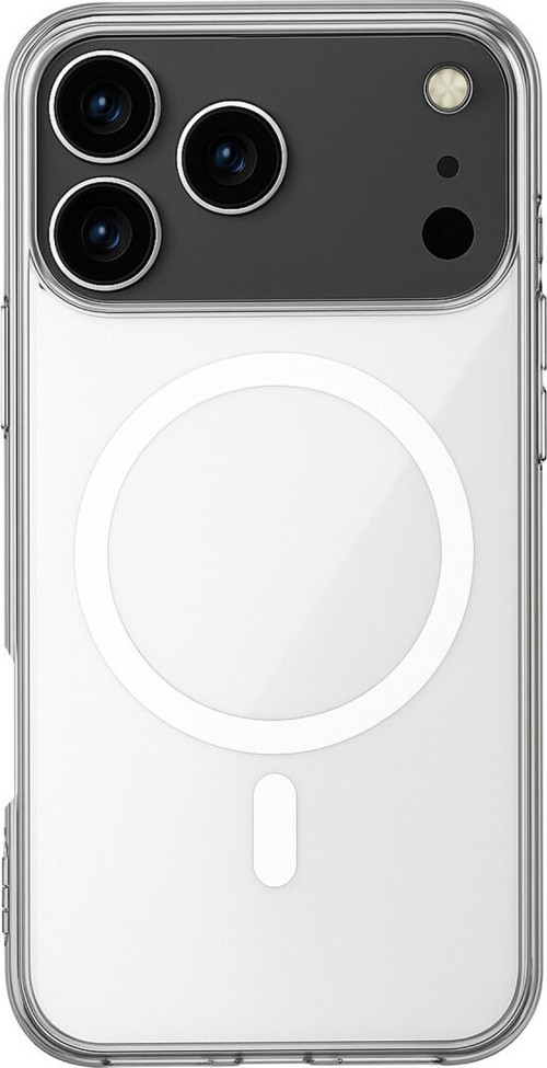 iPhone 17 Pro Max Kılıf Magneticsafe Şeffaf Silikon - Şeffaf