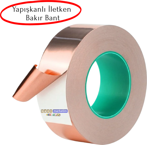 Bakır Folyo İletken Bant 38mmx10mt