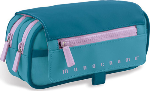 Monocromo İki Bölmeli Kalem Çantası Pastel Mavi 271652