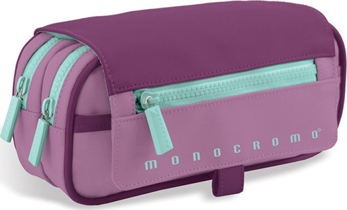 Monocromo İki Bölmeli Kalem Çantası Pastel Mor 273652