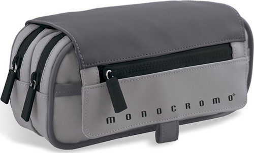 Monocromo İki Bölmeli Kalem Çantası Pastel Gri 275652