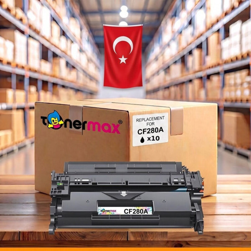 HP LaserJet Pro 400 M425dw Muadil Toner Çipli CF280A 10'lu