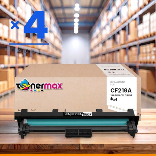 HP LaserJet Pro M130a Muadil Drum Ünitesi Çipli CF219A 4'lü 12.000 Sayfa