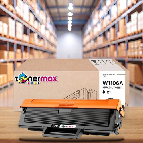HP Laser MFP 137fwg Muadil Toner Çipli W1106A 1.000 Sayfa ( Standart Kapasite )