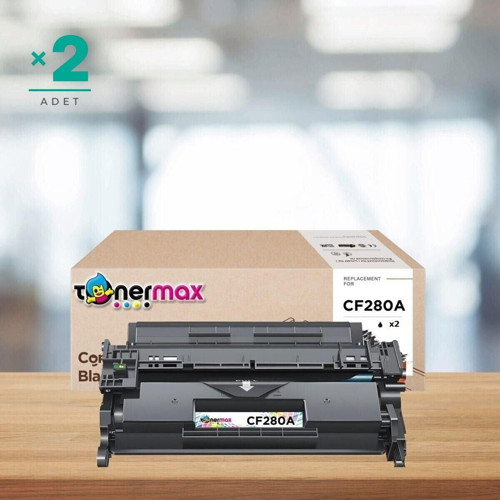 HP LaserJet Pro 400 M401dw Muadil Toner Çipli CF280A 2'li