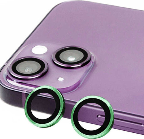 iPhone 15 Raze Metal Kamera Lens - Yeşil