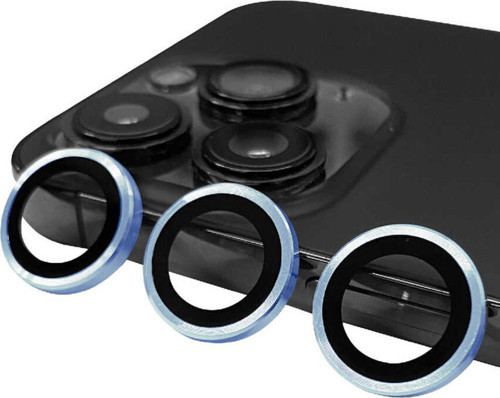 iPhone 13 Pro Max Raze Metal Kamera Lens - Mavi